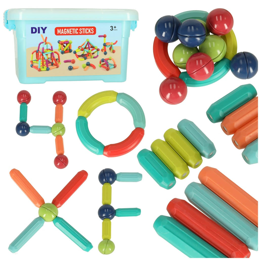 Magnetic bricks for small children 25 elements