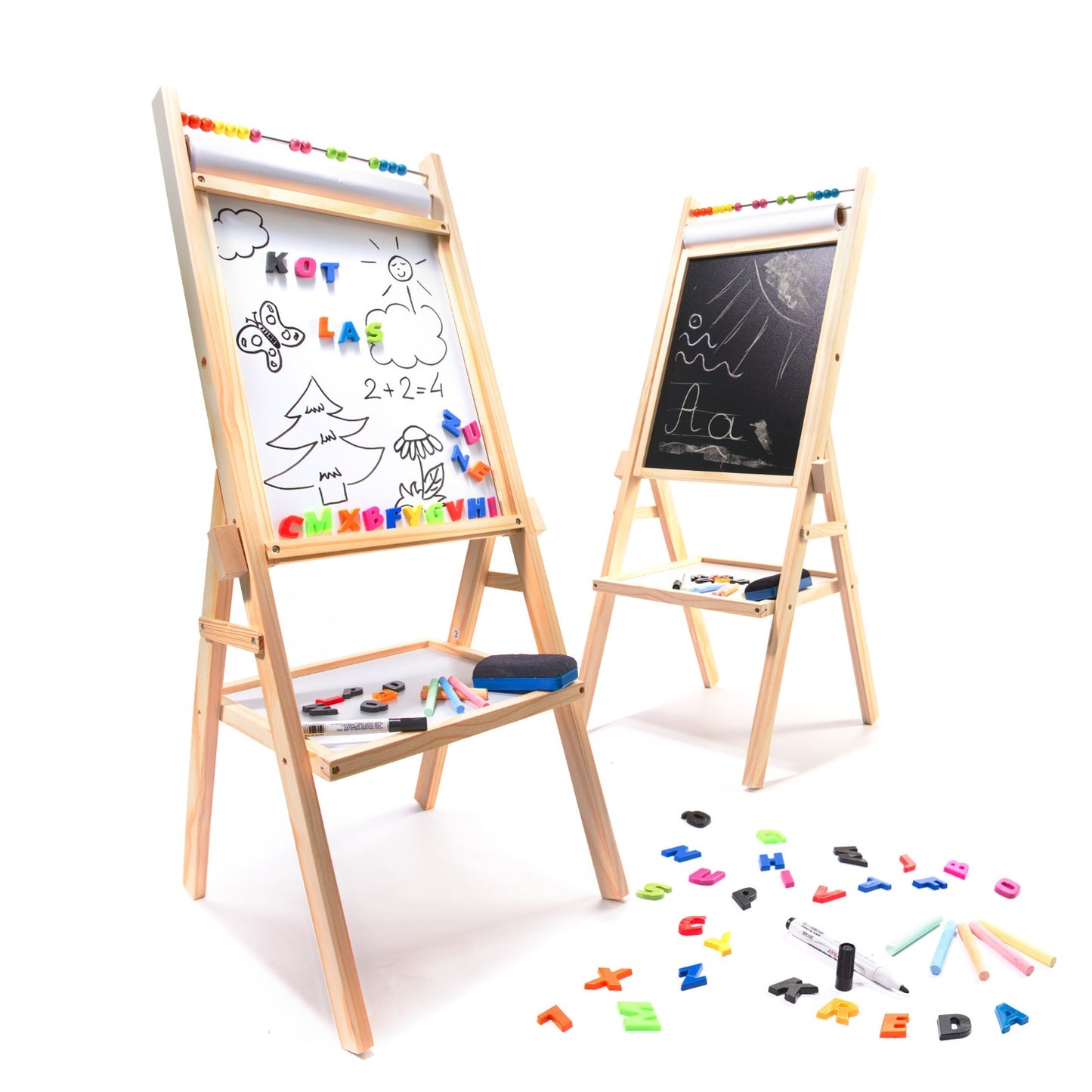 Magnetic chalkboard abacus abacus paper chalk letters free of charge