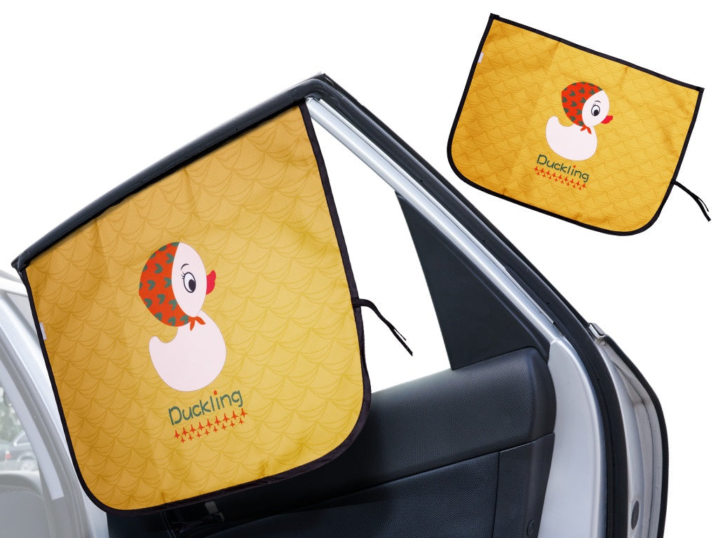 Magnetic curtain car window cover duck