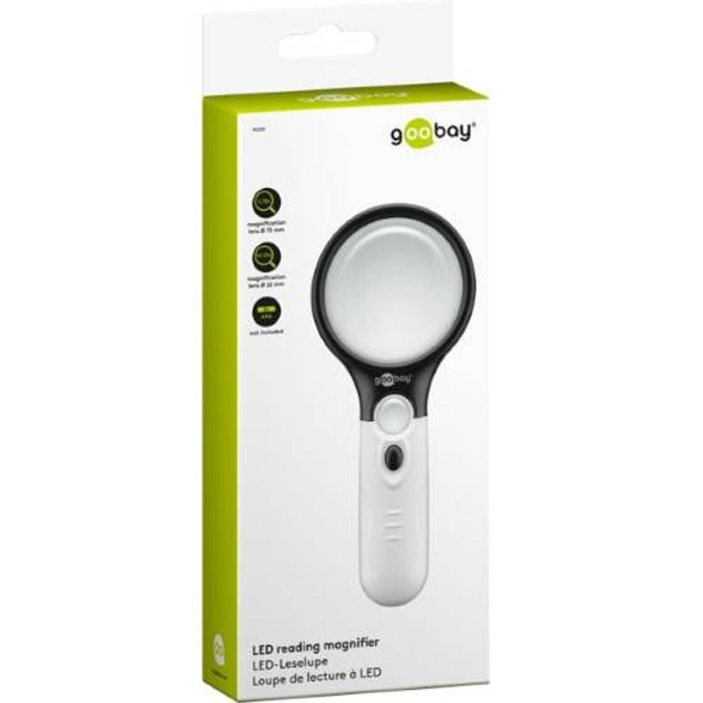 Magnifying glass - Reading aid with LED lamp