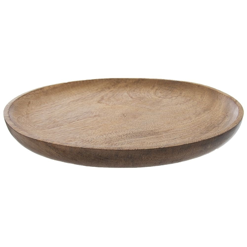 Mango wood tray for serving and decoration
