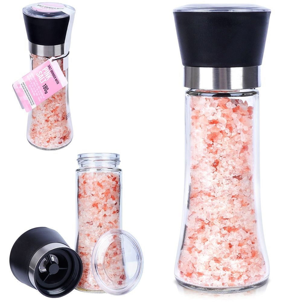 Manual spice grinder with adjustable ceramic grinding