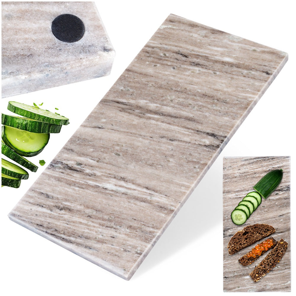 Marble chopping and serving board 40x20 cm