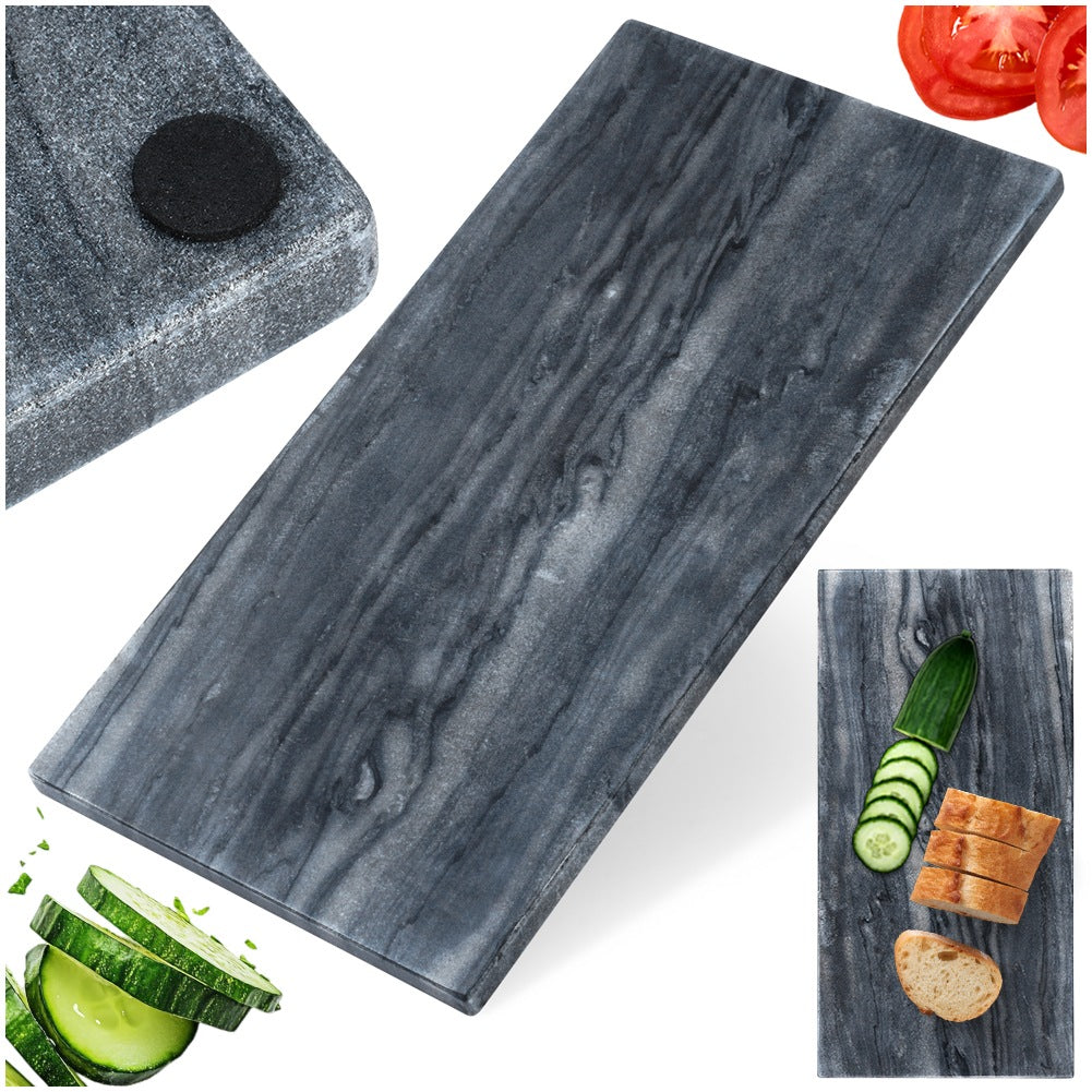 Marble chopping and serving board 40x20 cm