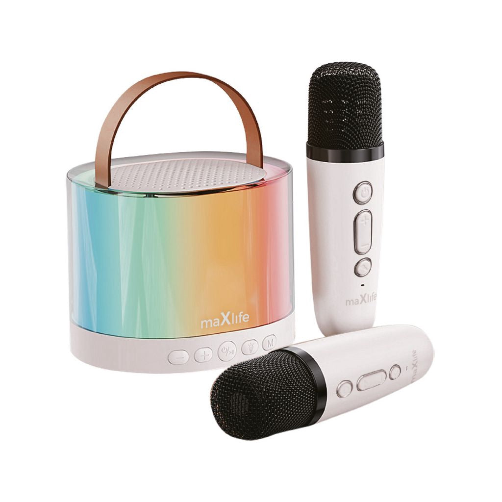 Maxlife Bluetooth Karaoke-högtalare Mxks-200 – Vit