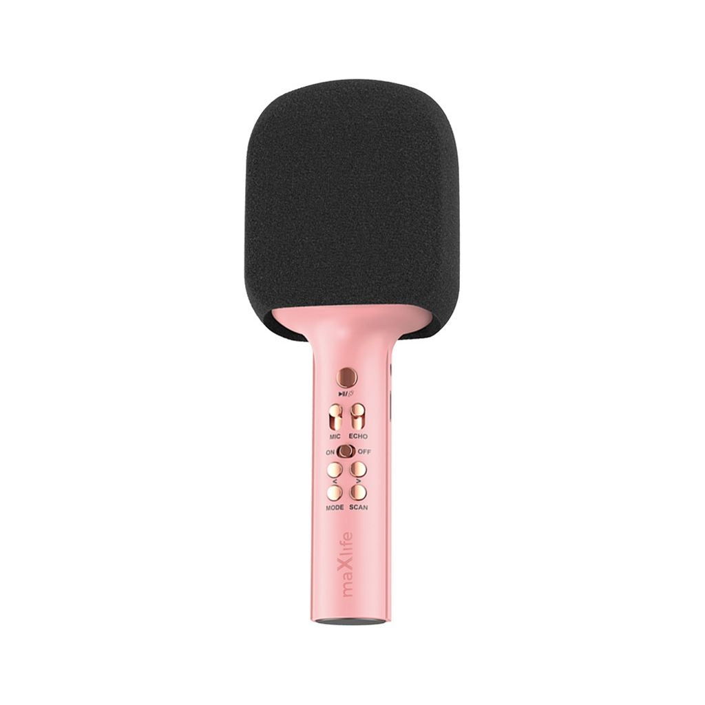 Maxlife Bluetooth microphone with speaker - Pink