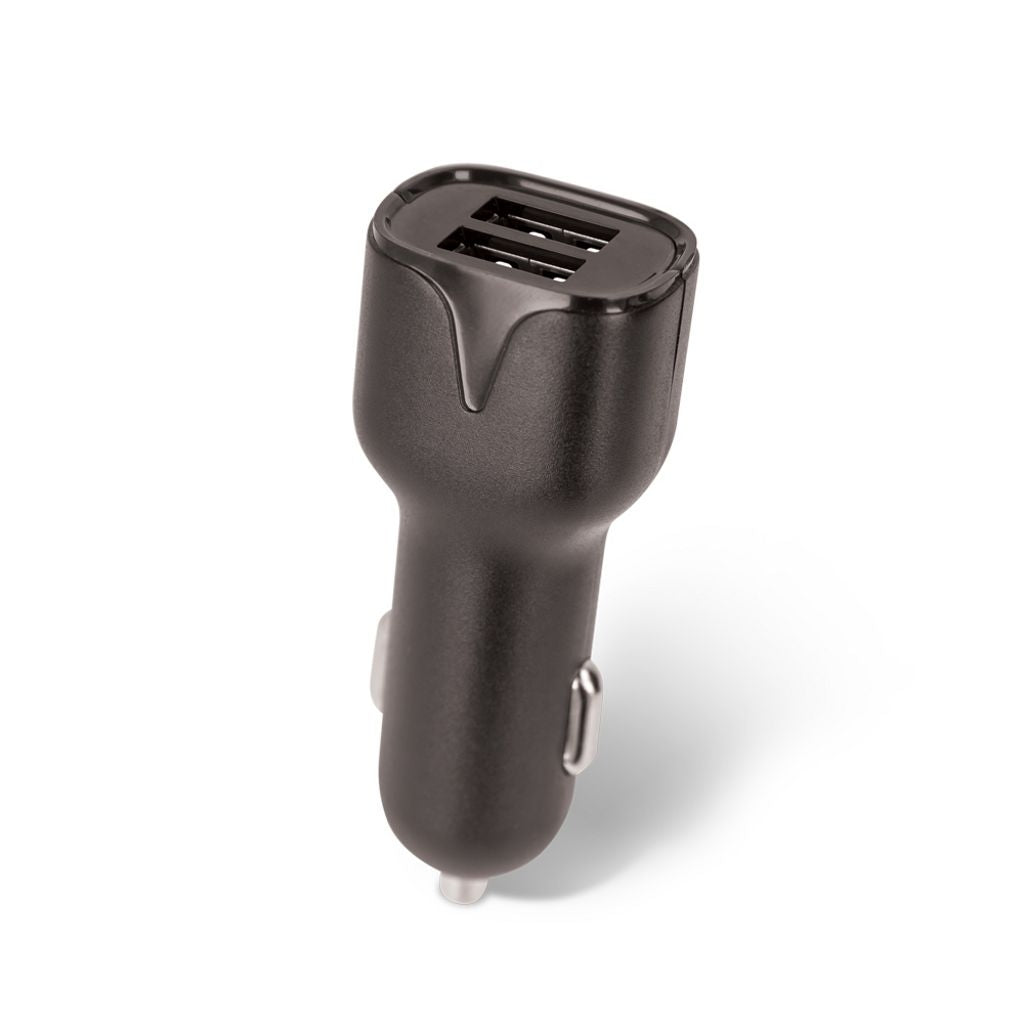 Maxlife car charger 2x USB-A 2.4A - Black