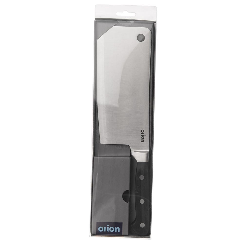 Meat ax with 18 cm stainless steel blade