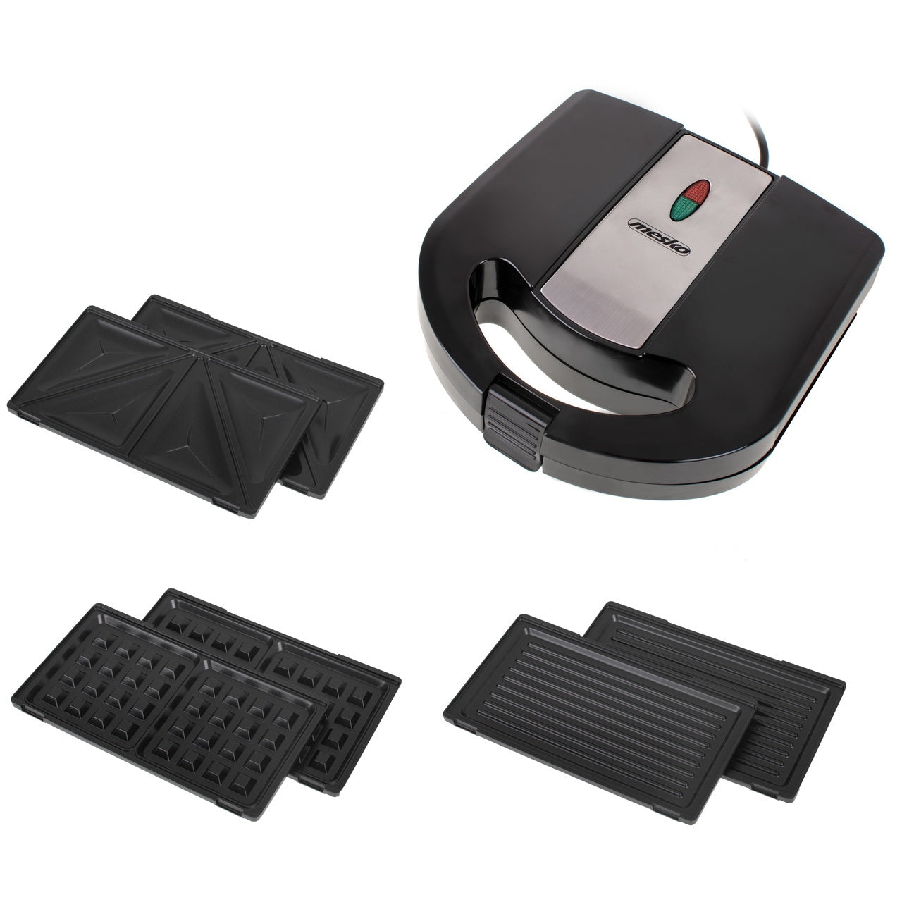 Mesko MS 3045 3-in-1 multifunctional sandwich toaster waffle maker toaster grill 1000W