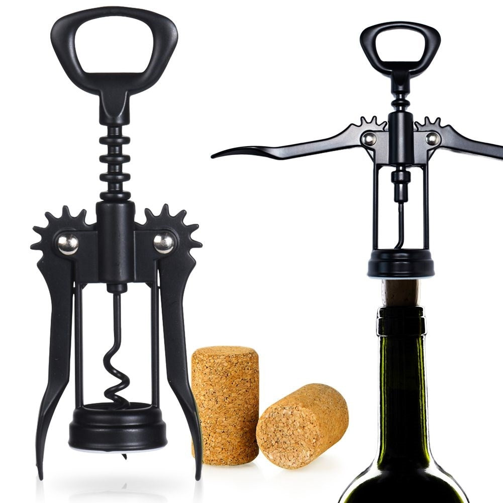 Metal cork screw: Quick and easy bottle opening