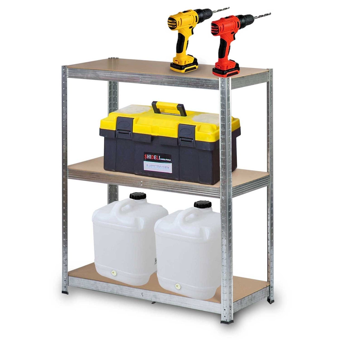 Metal shelf for storage 222 x 90 x 40 cm Humberg HR-814