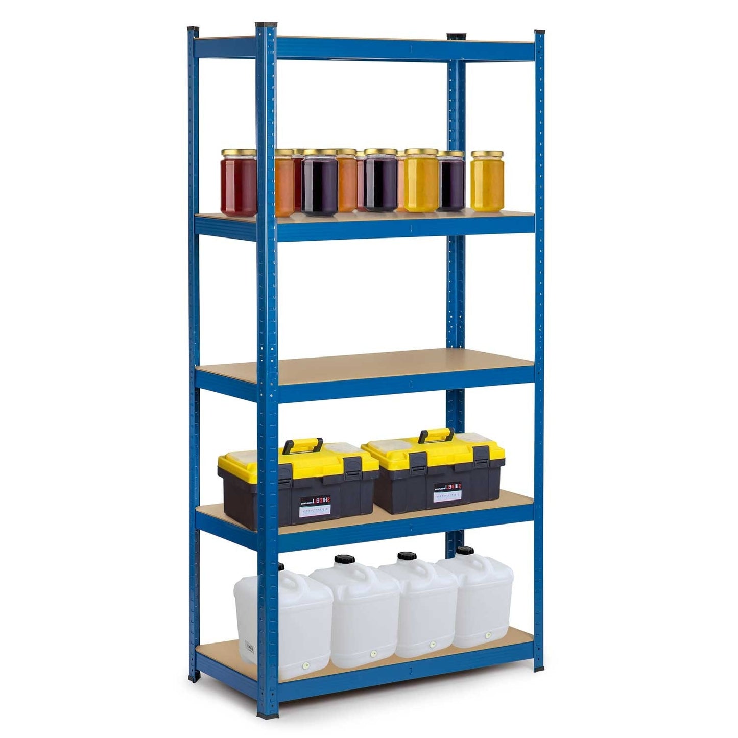 Metal warehouse shelf 180 x 90 x 30cm Humberg 4845
