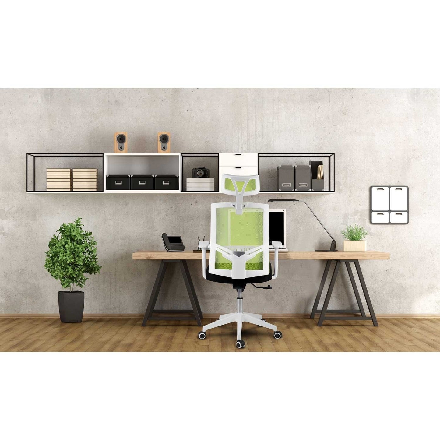 Micro-mesh office chair Sofotel Rotar green