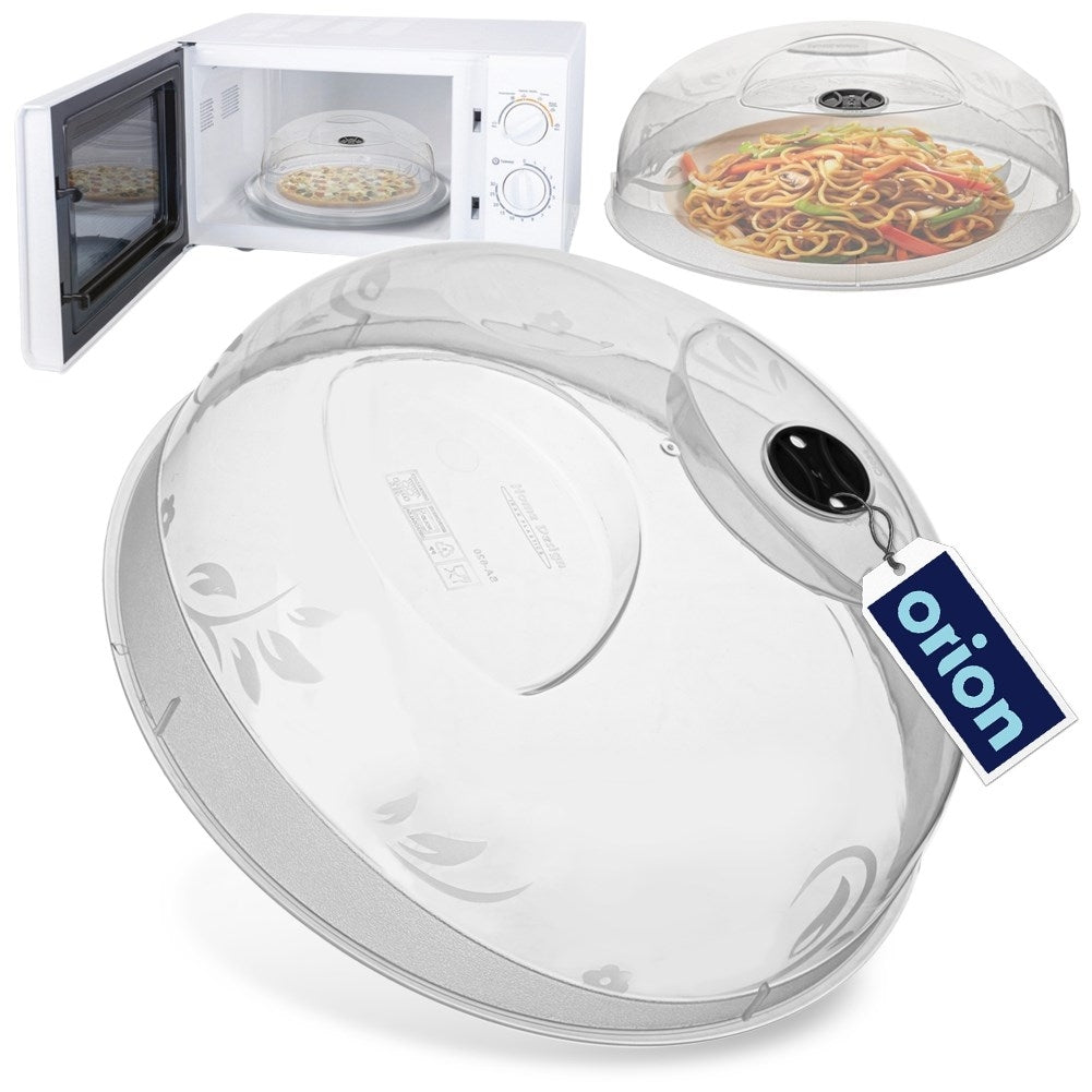Microwave cover in high-quality plastic against splashes
