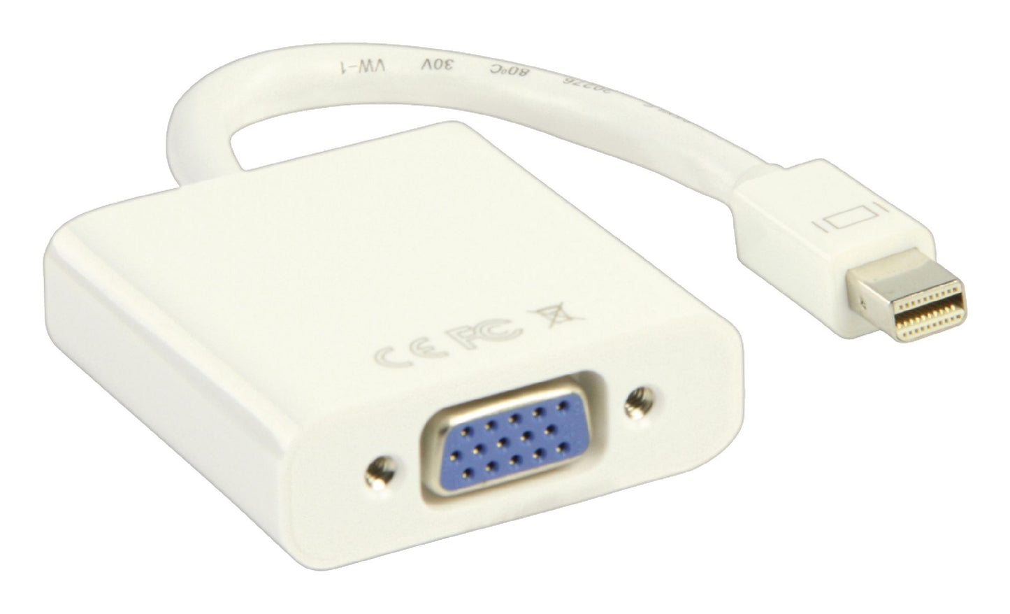 Mini Displayport Cable Mini DisplayPort Male - VGA Female 0.20 m White