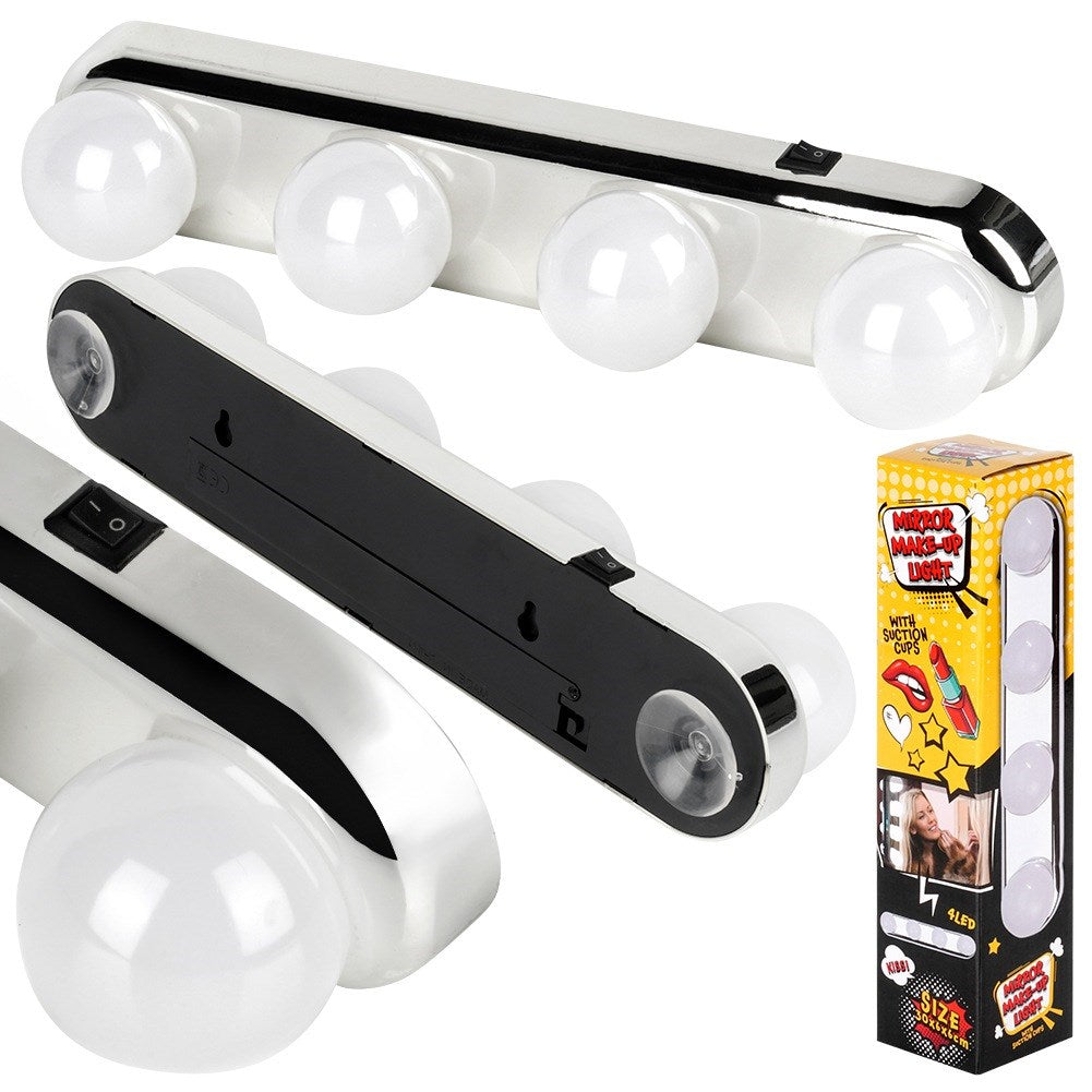 Mirror lights 4 LED with suction cups 30.5 cm