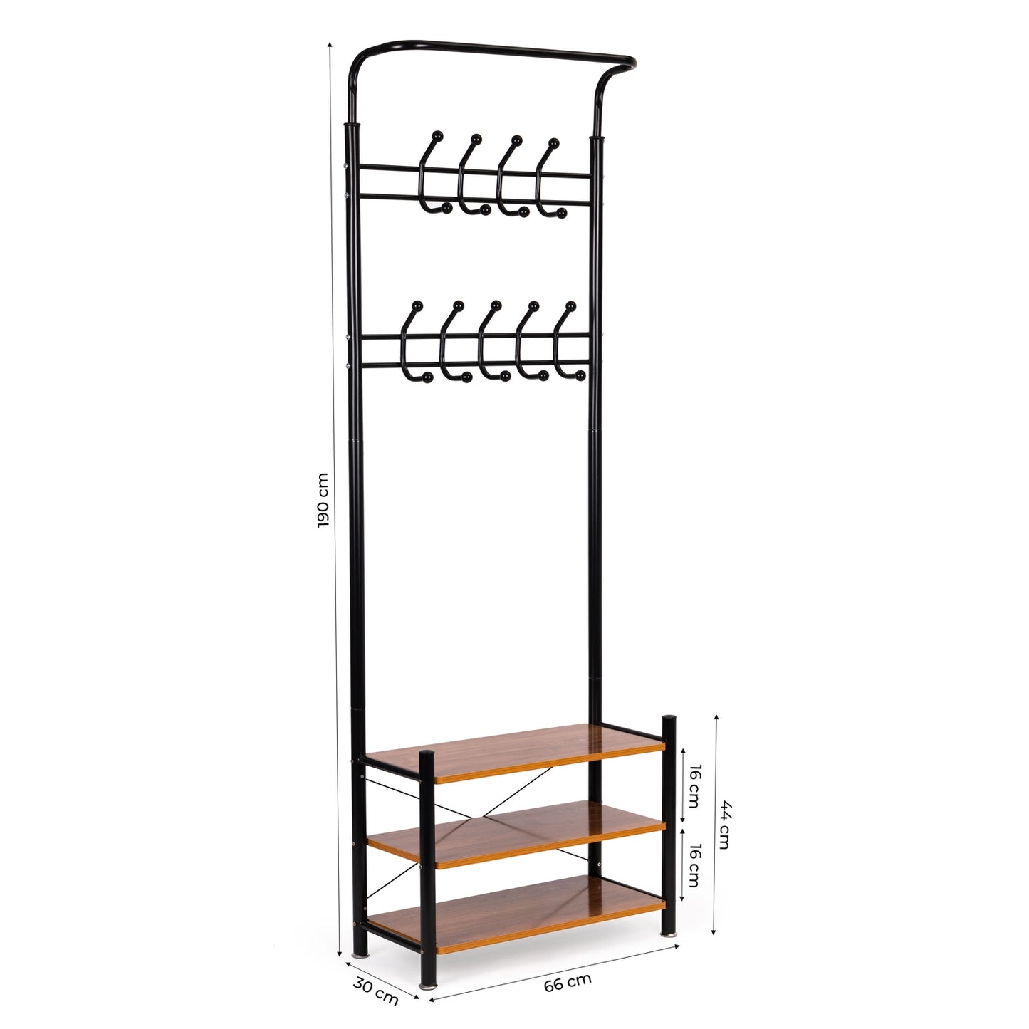 ModernHome shoe rack with shelves