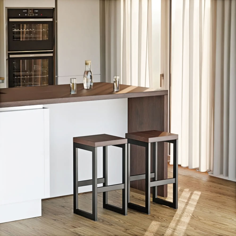Modern bar stool, bar stool, metal MDF ModernHome