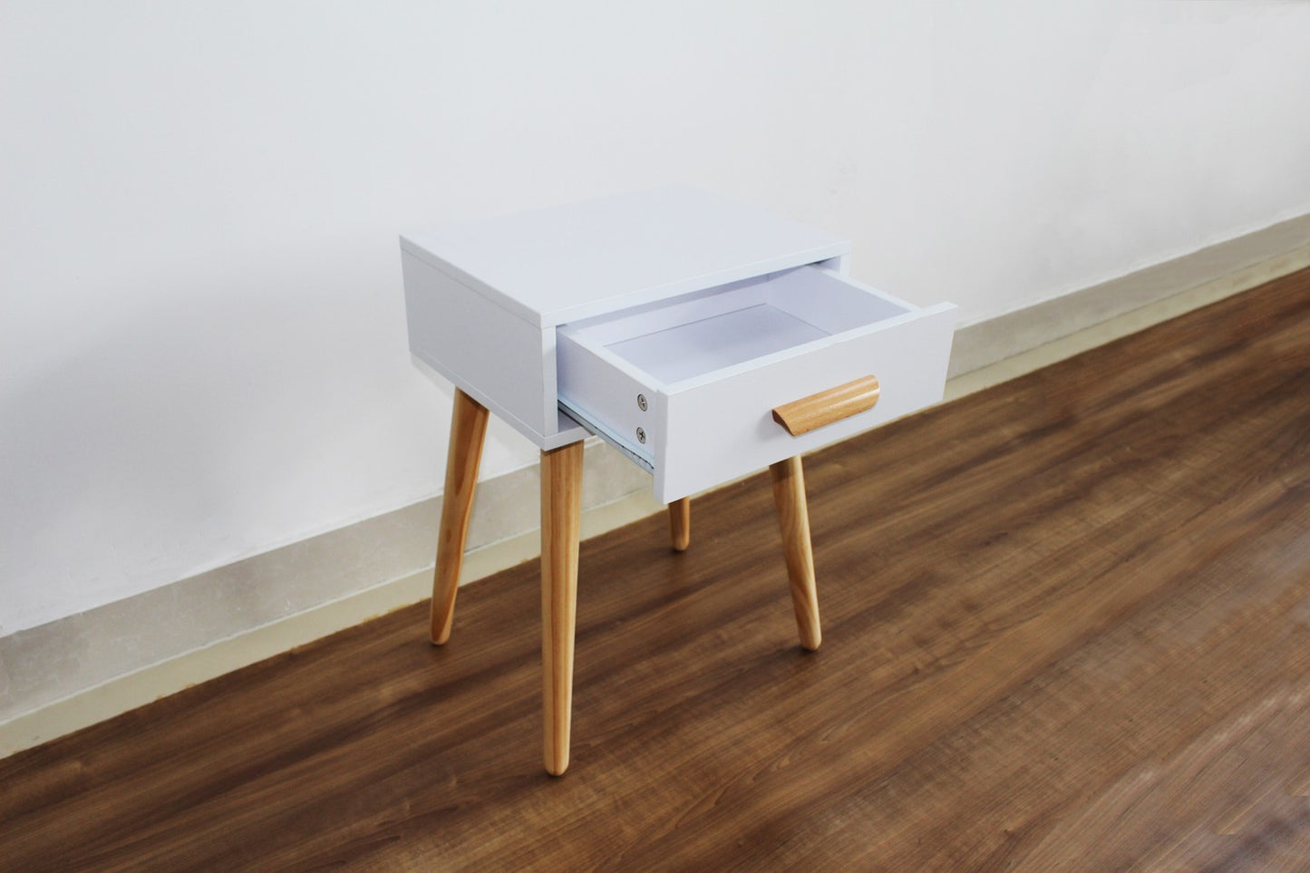 Modern bedside table, white coffee table