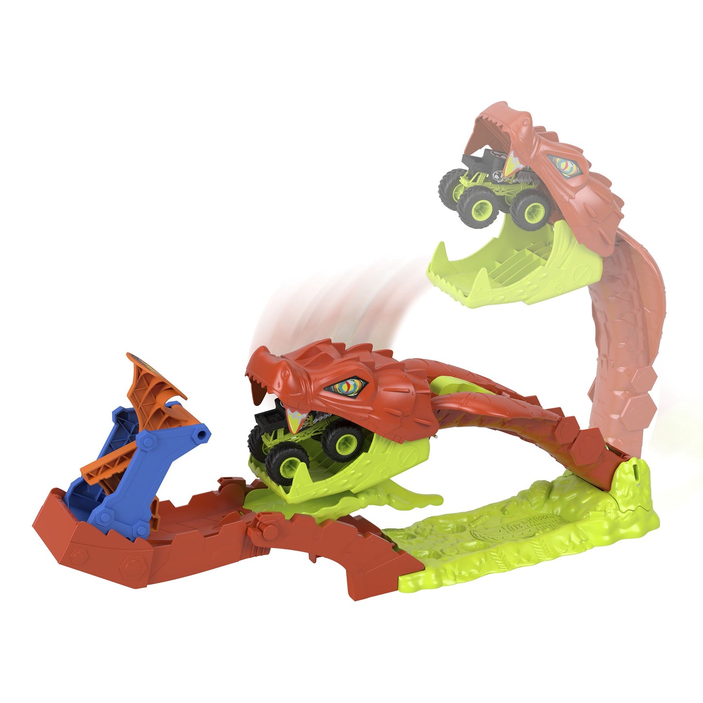 Monster Truck Track Set with Snake Challenge and Car