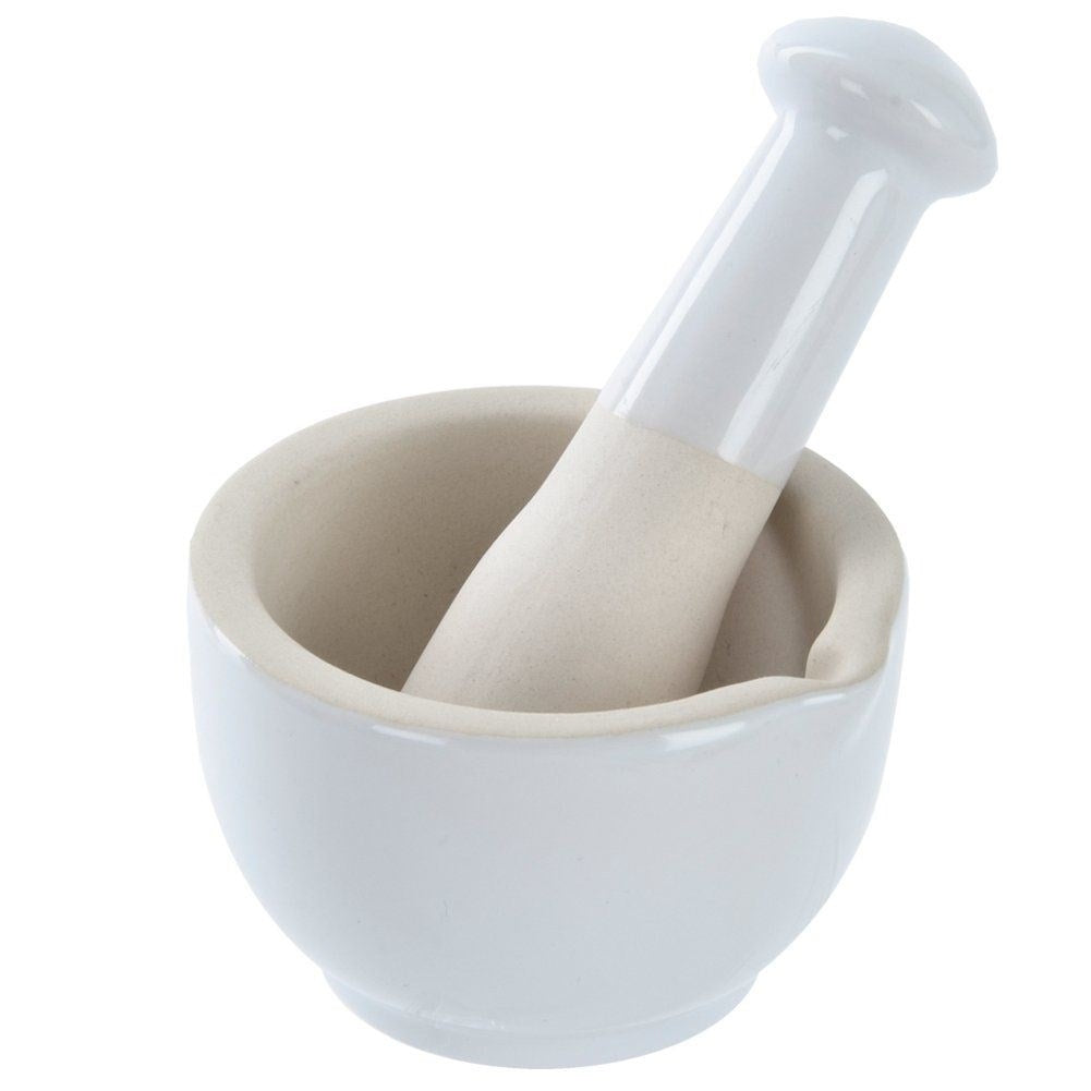 Mortar: Unpolished for Better Crushing of Spices & Pesto
