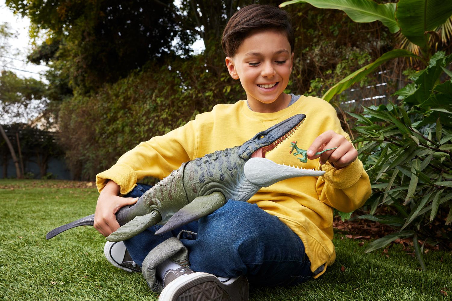 Mosasaurus Dinosaur Toy, Movable Jaws, 45cm