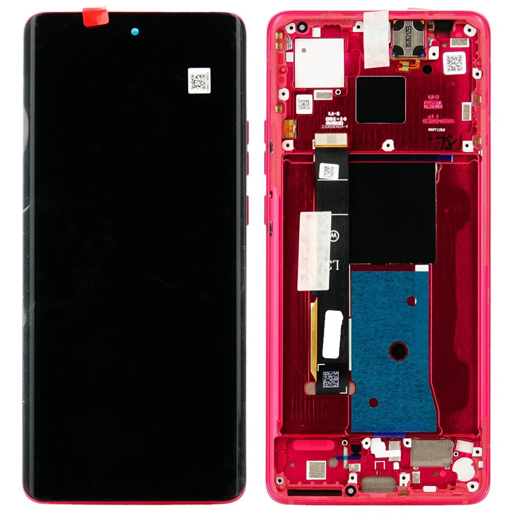 Motorola Edge 40 LCD-skärm - Röd