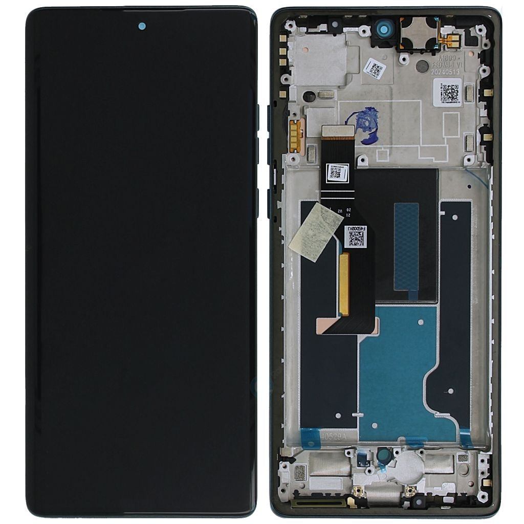 Motorola Edge 50 Fusion LCD-skärm Original - Skogsblå