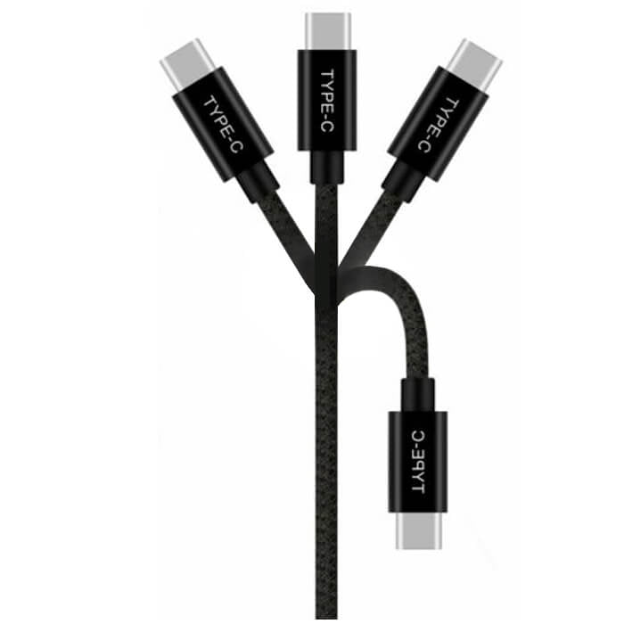 Motorola Moto G60S 5A USB-C-kabel - Svart
