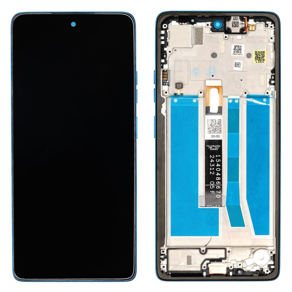 Motorola Moto G75 LCD-skärm Original - Aquablå