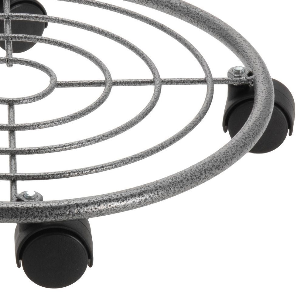 Movable flower pot holder with wheels for home and terrace
