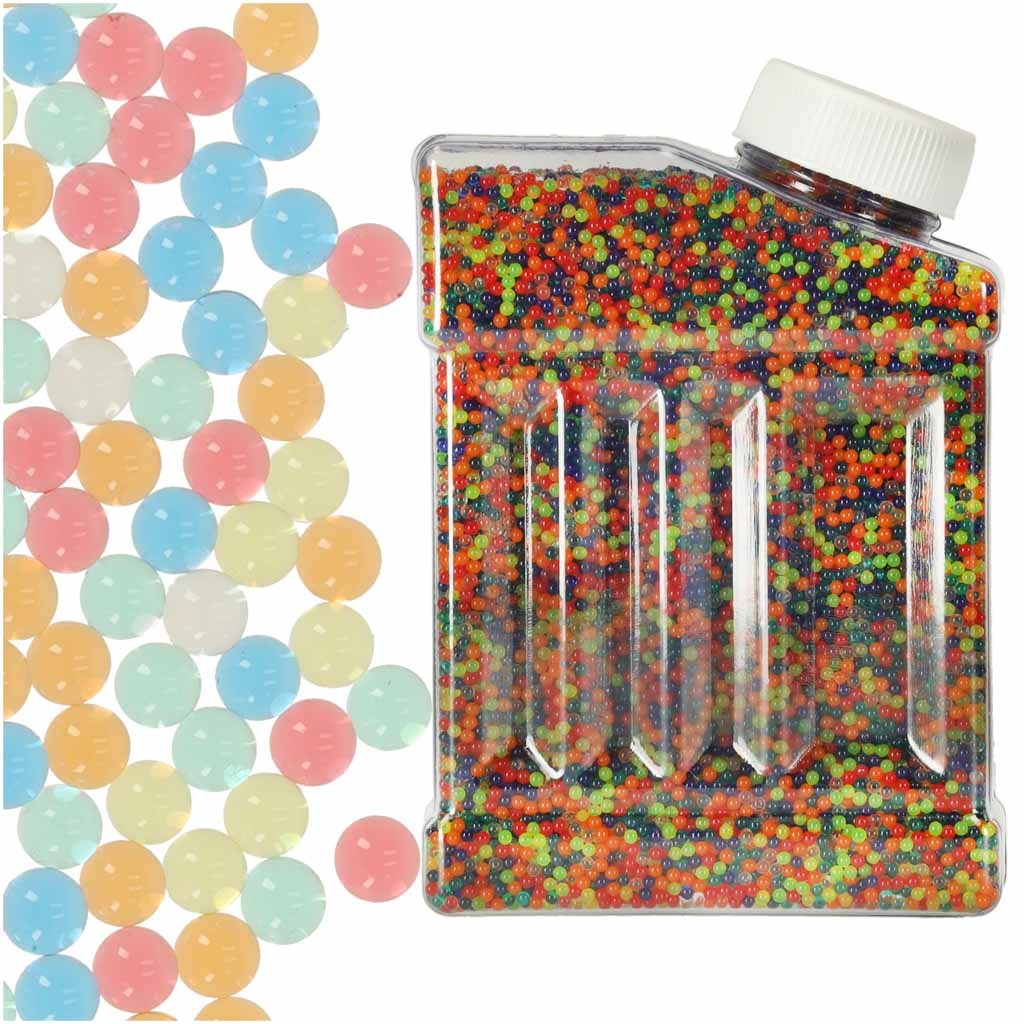 Multicolour 250g 50,000pcs hydrogel flower gun beads. 7-8mm
