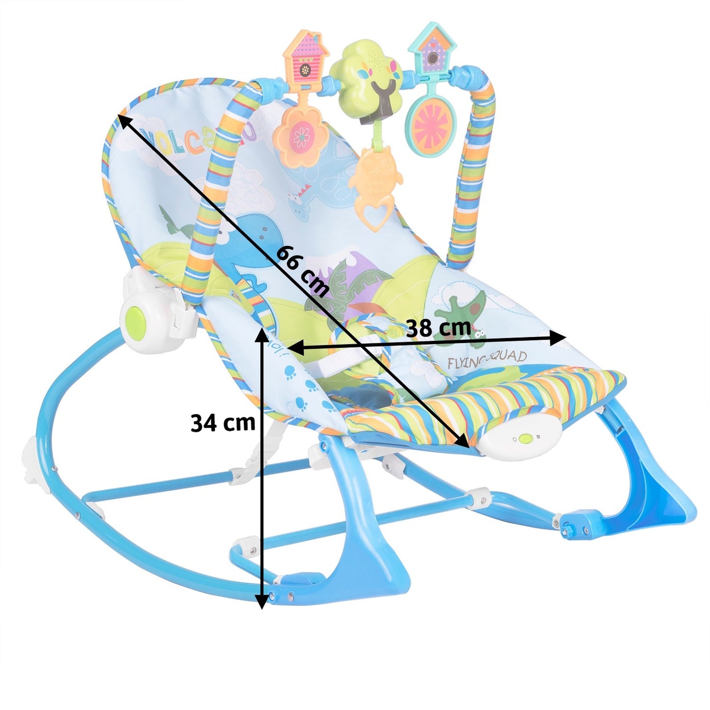 Multifunctional Babysitter with Vibration and Music from Ricokids