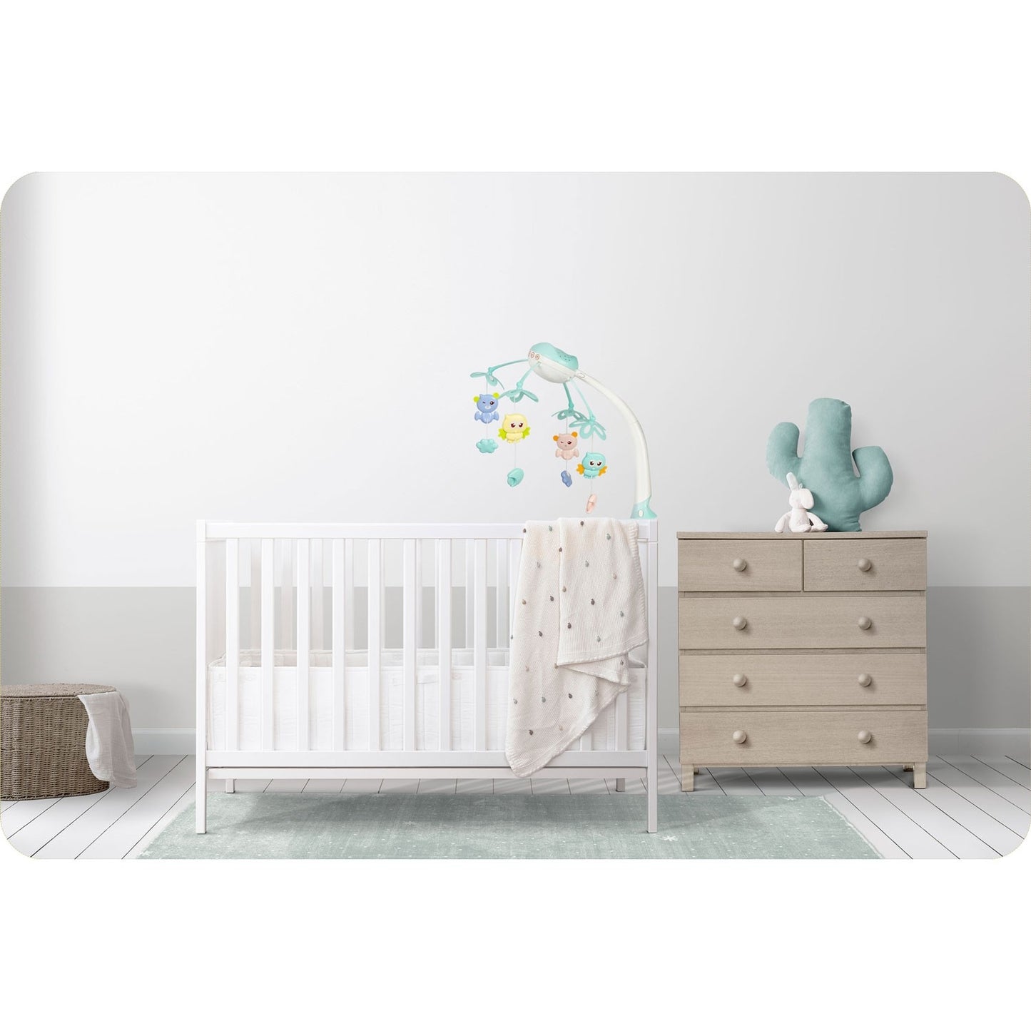 Music Box with Projector for Crib RK-813 Blue