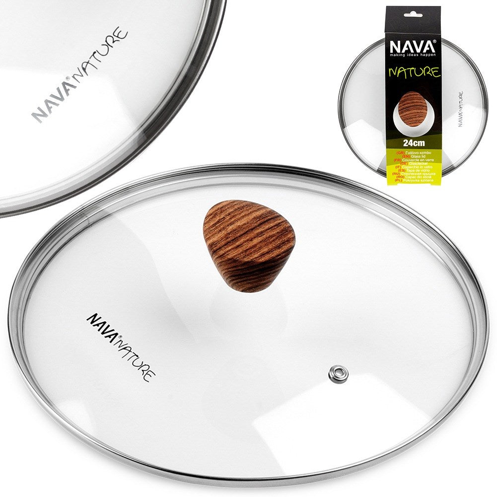 NATURE glass lid 24 cm