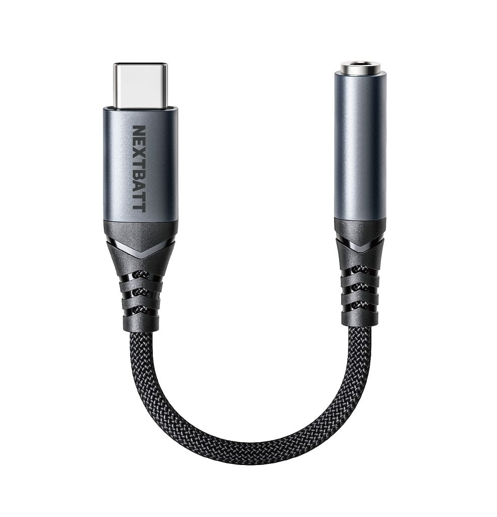 NEXTBATT Audio Adapter USB-C to 3.5 mm - Black