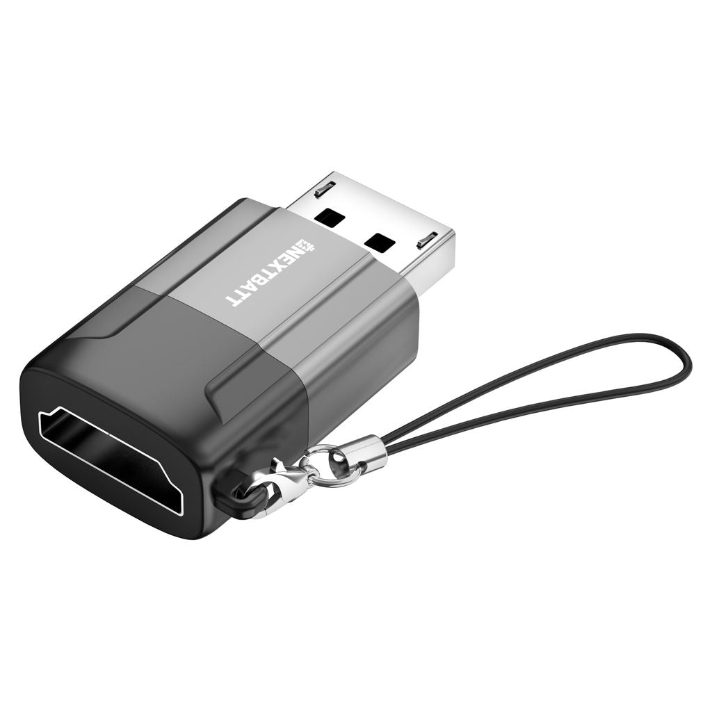 NEXTBATT DisplayPort to HDMI Female Adapter, 4K@30Hz - Black