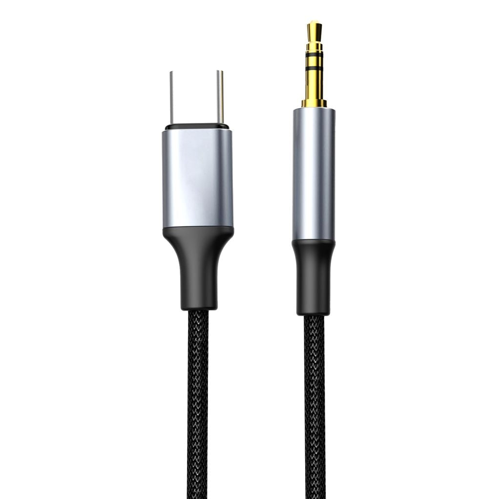 NEXTBATT USB-C to 3.5mm AUX adapter - Black/Gray
