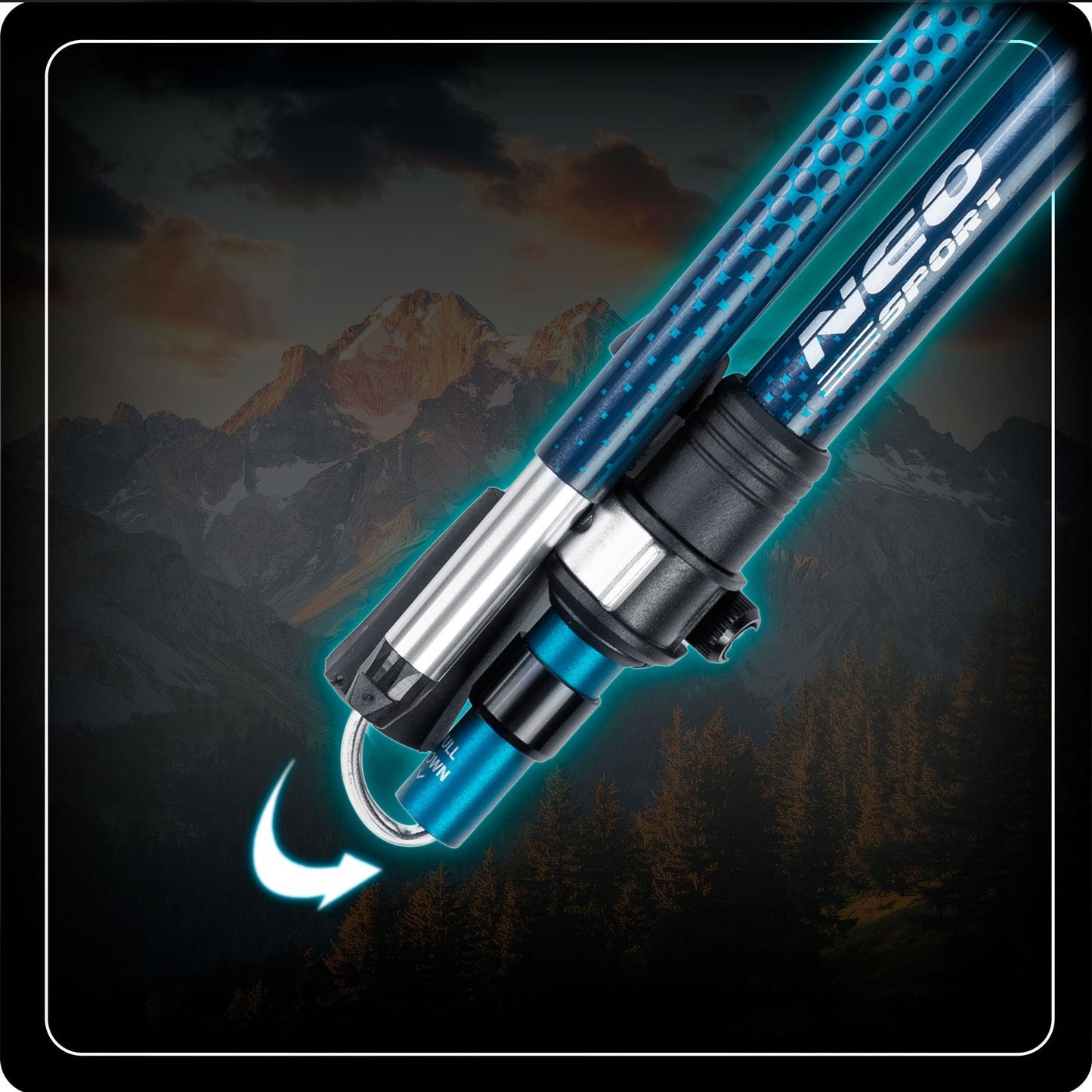 NS-382 Neo-Sport trekking poles