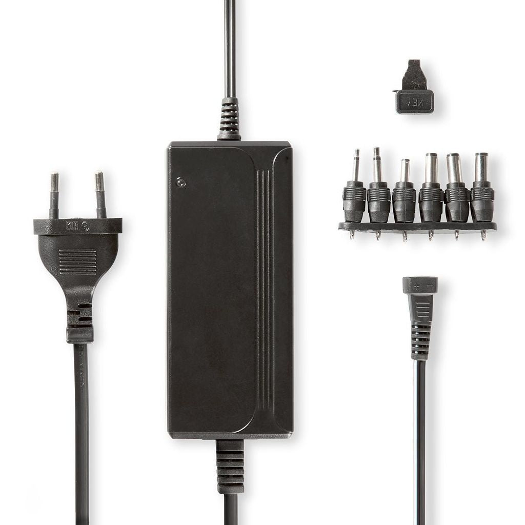 Nedis Universal Power Adapter, 36W - Black