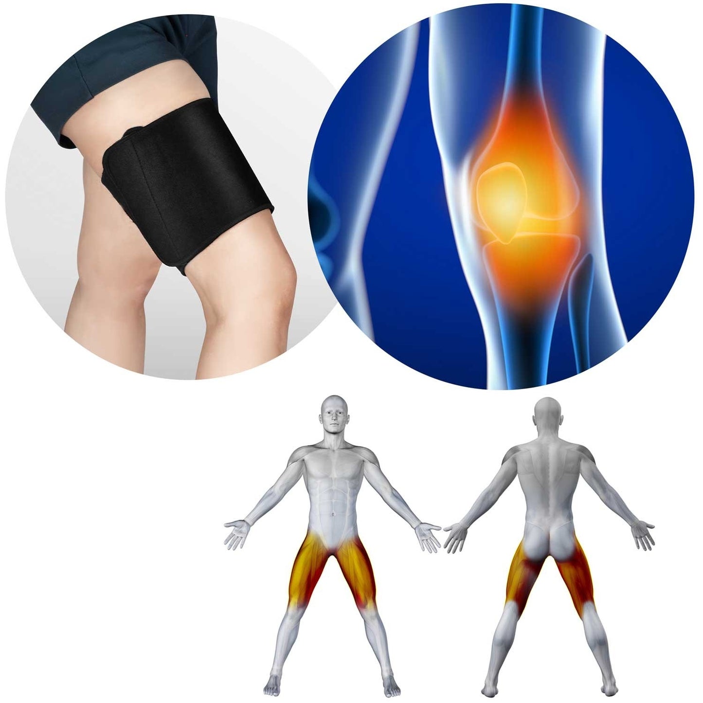 Neo-Sport 77193 neoprene thigh brace