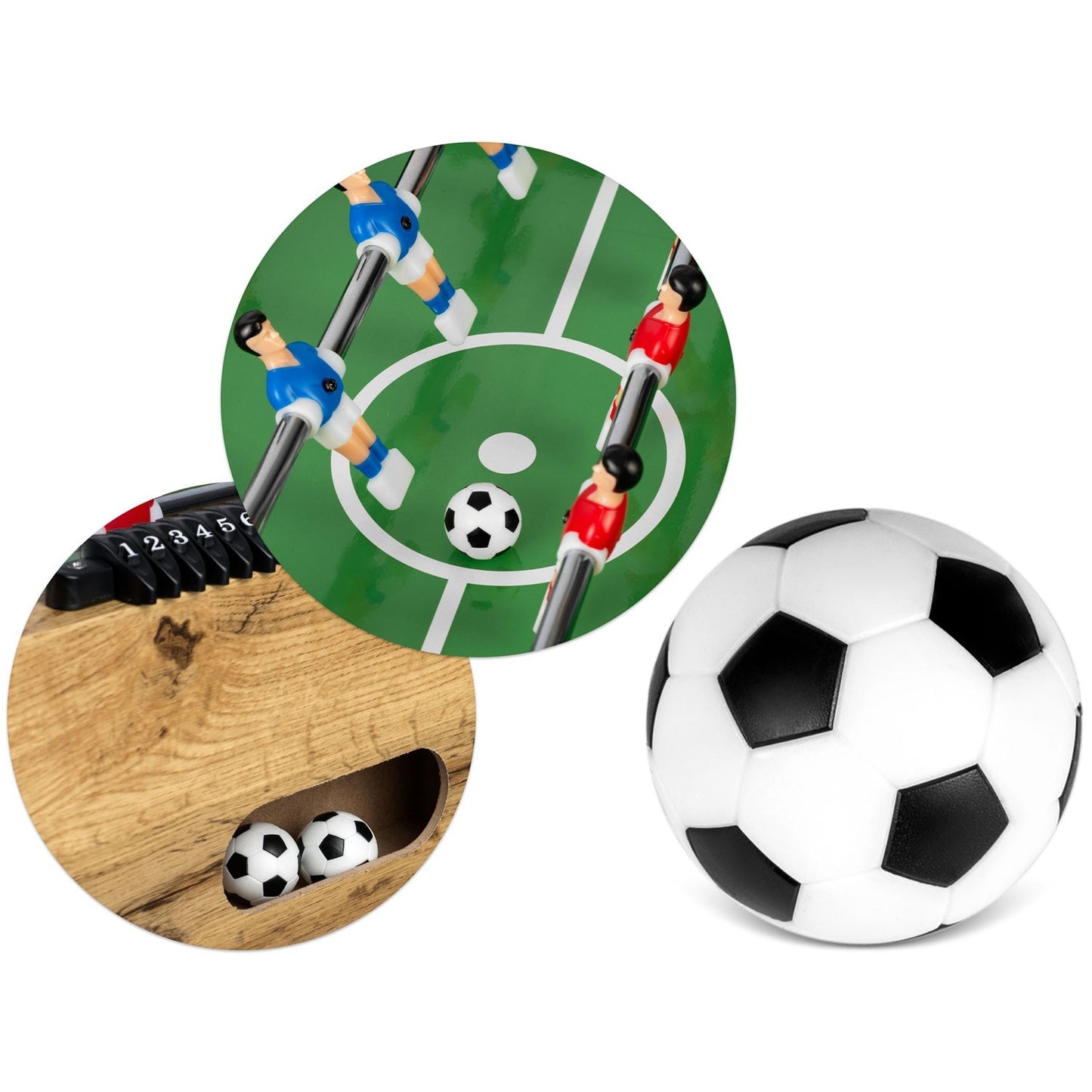 Neosport foosball table 118x61x79cm NS-805 wooden