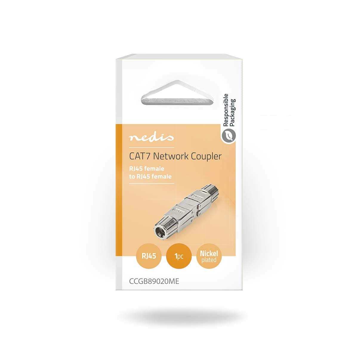 Network Coupler | CAT7 | Shielded | RJ45 Female | RJ45 Female | Straight | Metal | Box