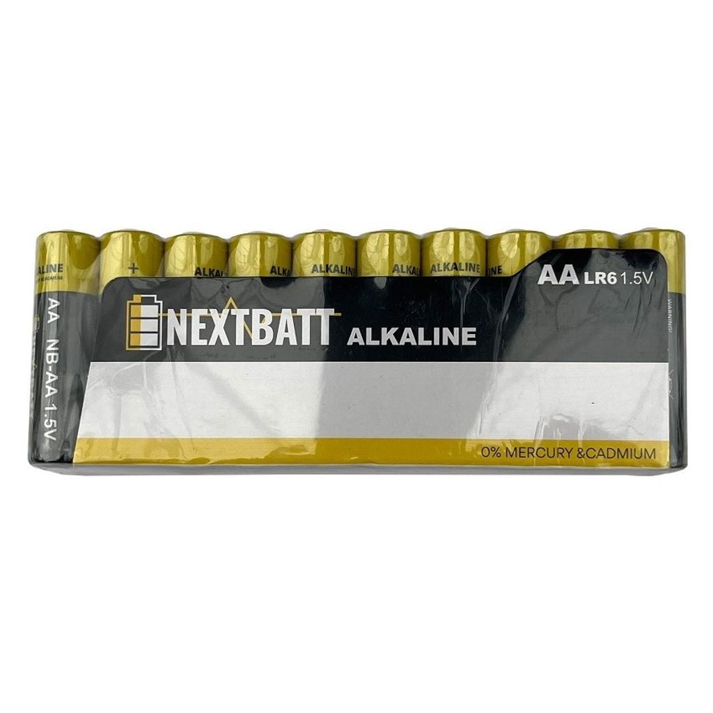 NextBatt Battery AA/LR6, 1.5V, Alkaline - 20-pack