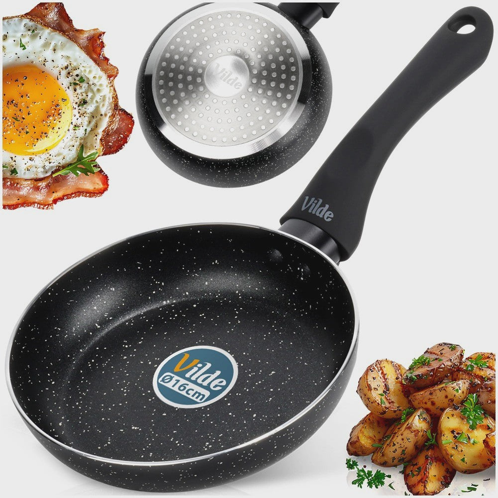 Non-Stick Granite Frying Pan, 16 cm – Dishwasher Safe