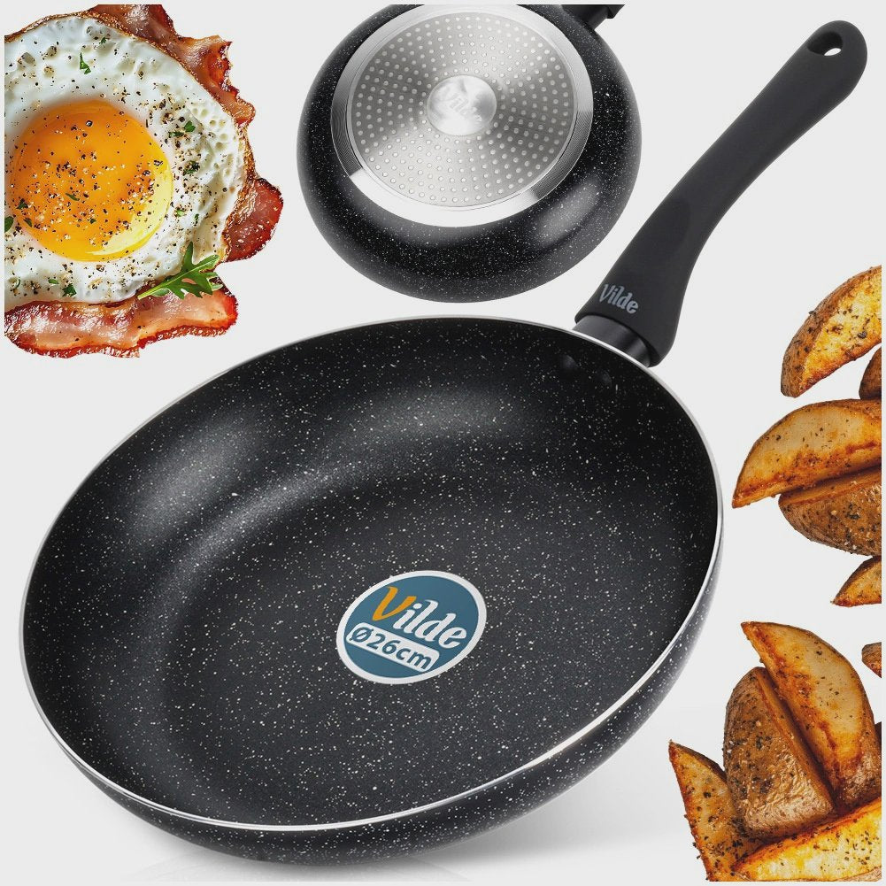 Non-Stick Granite Frying Pan, 26 cm, Dishwasher Safe