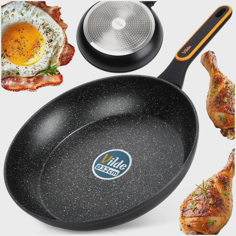Non-Stick Granite Frying Pan, 32 cm – Dishwasher Safe