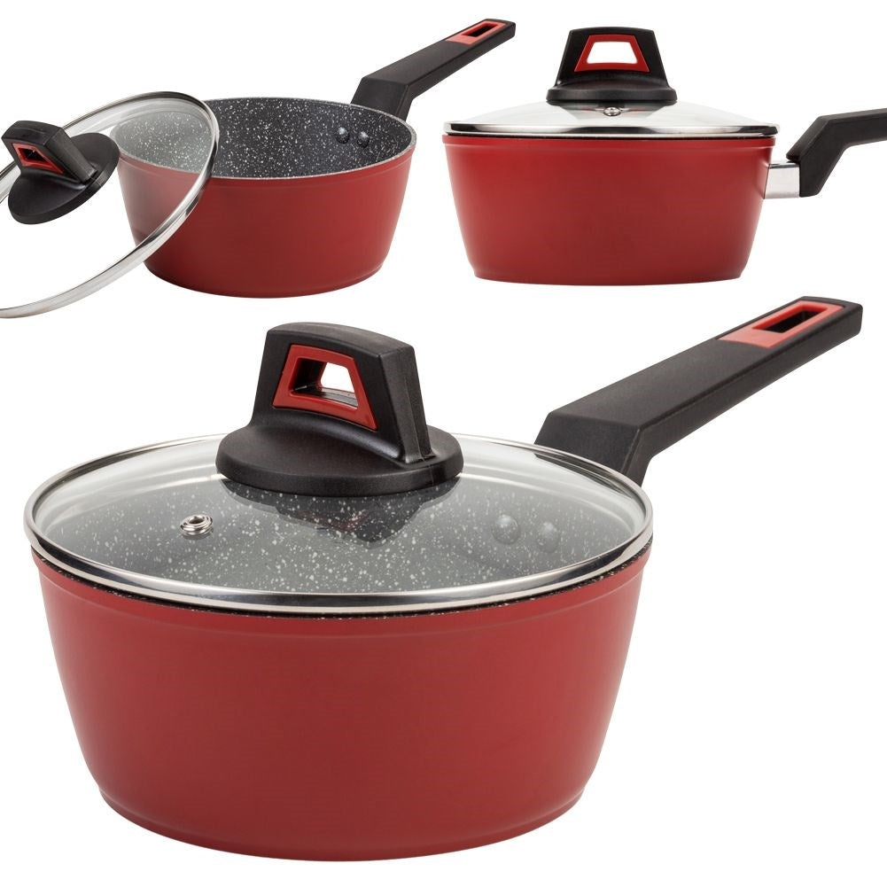 Non-stick Pot with Granite Coating for All Stoves