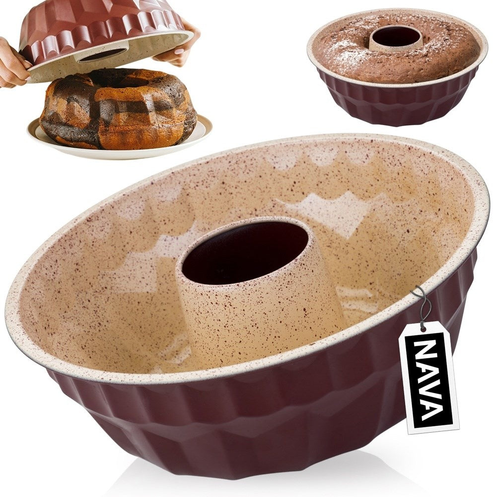 Non-stick baking pan with ceramic granite coating