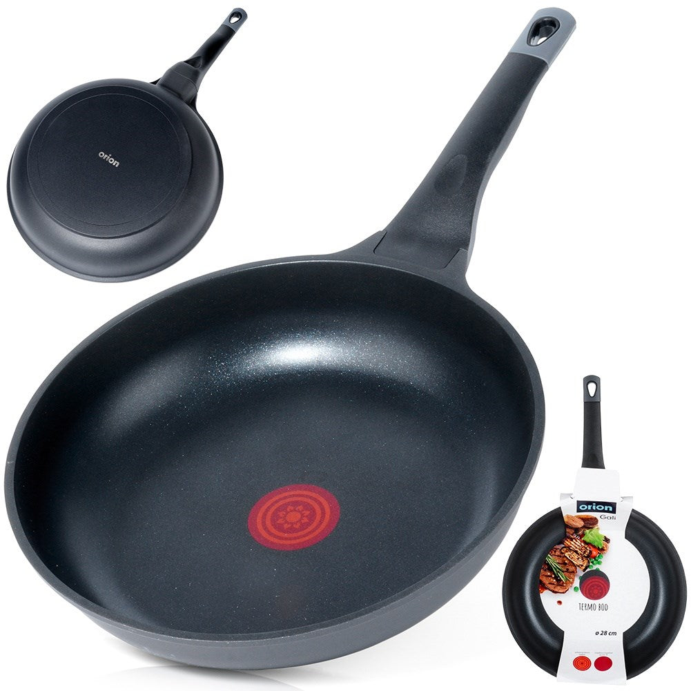 Non-stick frying pan with heating indicator GALI 28 cm